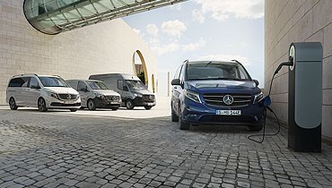 Mercedes-Benzin uudet täyssähköpakettiautot